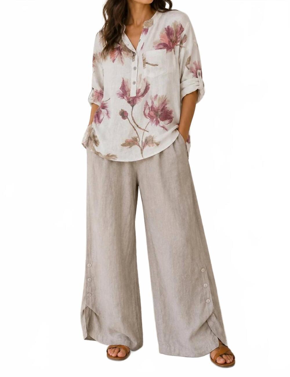 NEW URBAN MANGOZ weekend wander cotton top in whipped cream